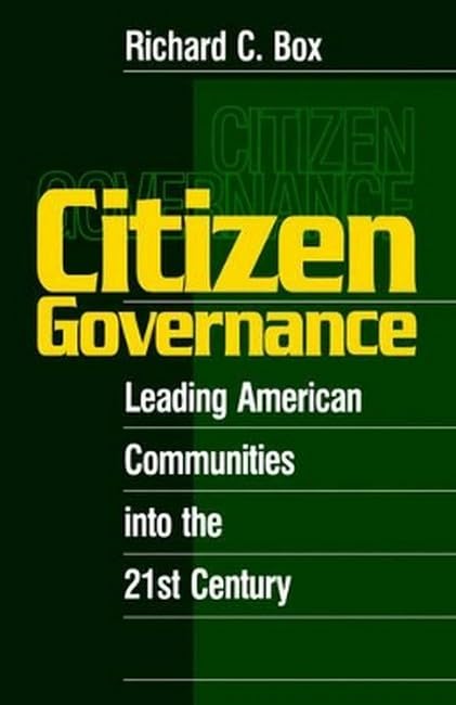 Citizen Governance: Leading American Communities Into the 21st Century book cover