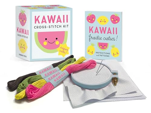 Kawaii Cross-Stitch Kit: Super Cute! book cover