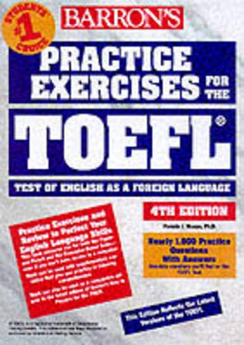 Barron's Practice Exercises for the TOEFL Test book cover