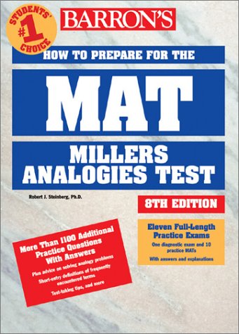 How to Prepare for the MAT: Miller Alalogies Test book cover