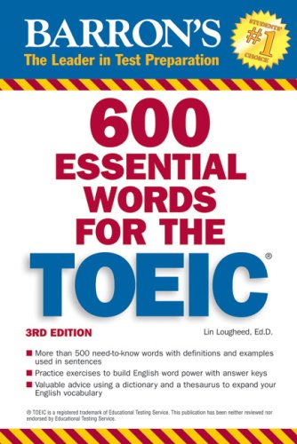 600 Essential Words for the TOEIC: with Audio CD book cover