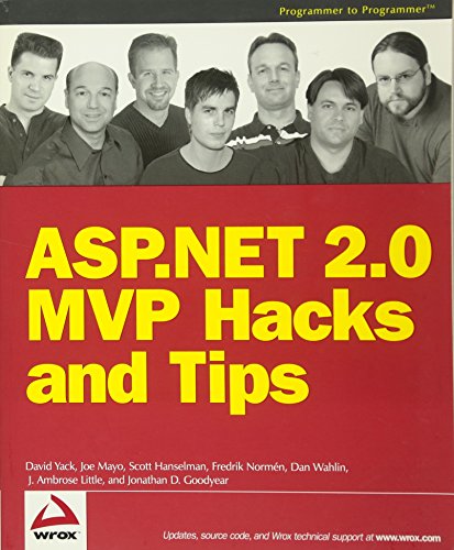 ASP.NET 2.0 MVP Hacks and Tips book cover