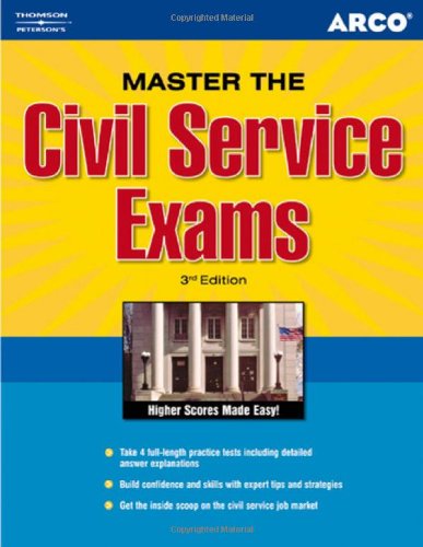 Master the Civil Service Exam, 3rd Edition book cover
