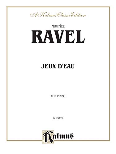 Ravel / Jeaux D'Eau book cover