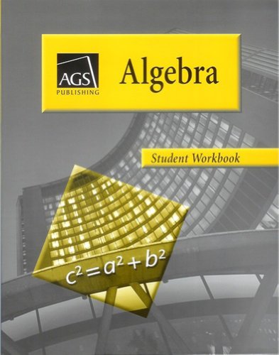 Algebra Student Workbook book cover