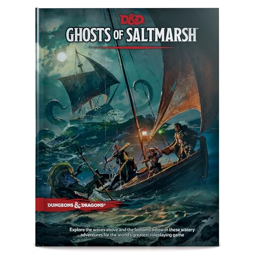 Dungeons & Dragons Ghosts of Saltmarsh Hardcover Book (D&d Adventure) book cover