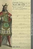 Macbeth Vocal Score Italian Opera Sheet Music For Voice And