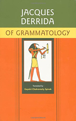 Of Grammatology book cover