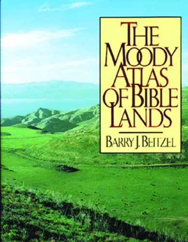 The Moody Atlas of Bible Lands book cover