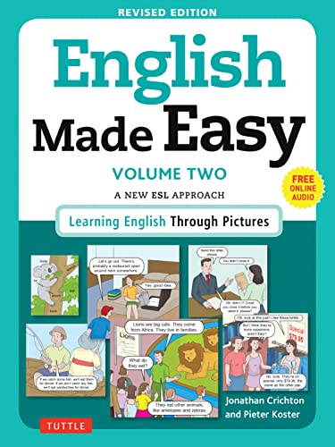 English Made Easy Volume Two: A New ESL Approach: Learning English Through Pictures book cover