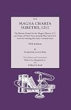 The Magna Charta Sureties 1215 The Barons Named In The Magna