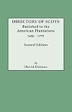 Directory Of Scots Banished To The American Plantations 1650