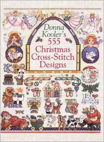 Donna Kooler's 555 Christmas Cross-Stitch Designs book cover