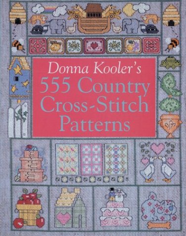 Donna Kooler's 555 Country X-Stitch book cover