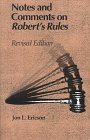 Notes and Comments on Robert's Rules book cover