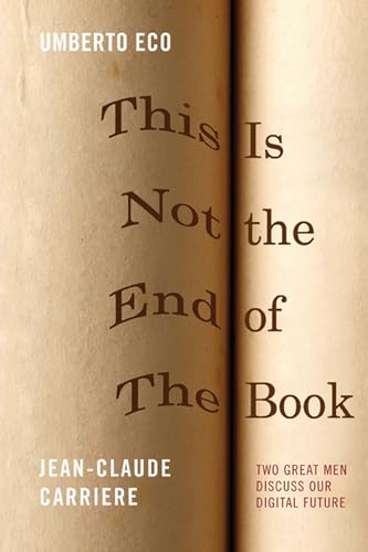 This is Not the End of the Book book cover