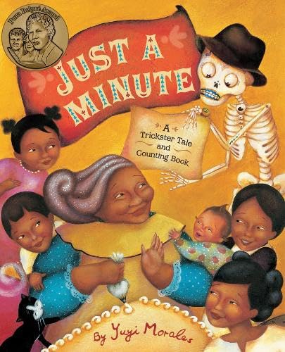 Just a Minute: A Trickster Tale and Counting Book book cover
