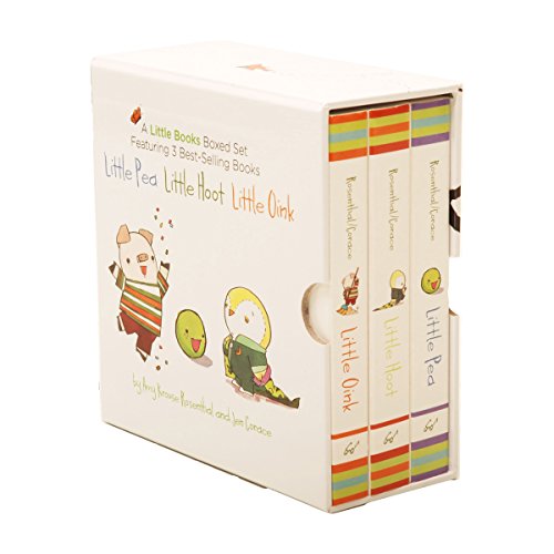 A Little Books Boxed Set Featuring Little Pea Little Hoot Little Oink: (Baby Board Books, Nursery Rhymes, Children's Book Sets, Nursery Books) book cover