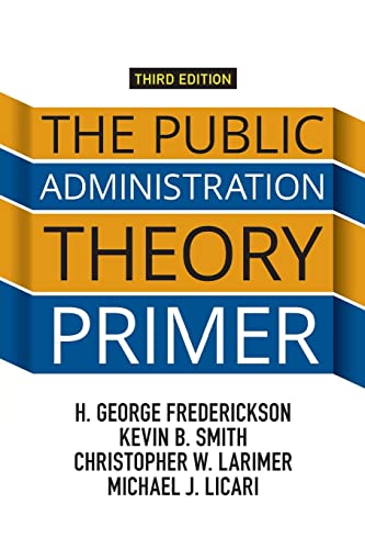 The Public Administration Theory Primer book cover