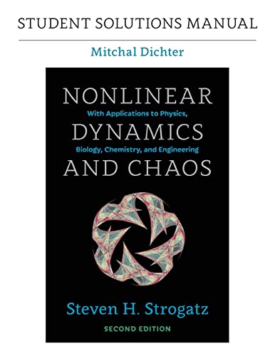 Student Solutions Manual for Nonlinear Dynamics and Chaos, 2nd edition book cover