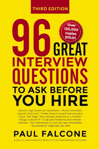 96 Great Interview Questions to Ask Before You Hire book cover