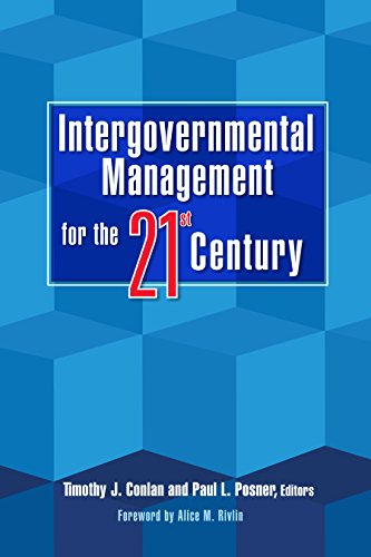 Intergovernmental Management for the 21st Century book cover
