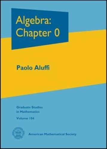 Algebra: Chapter 0 book cover