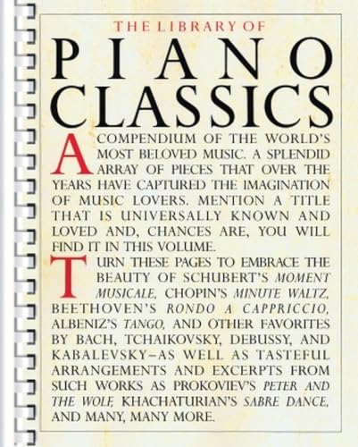 Library of Piano Classics: Piano Solo book cover