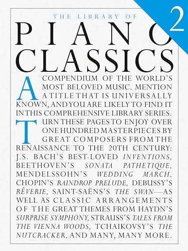 Library of Piano Classics 2: Piano Solo book cover