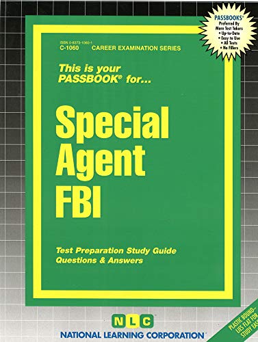 Special Agent FBI: Passbooks Study Guide book cover