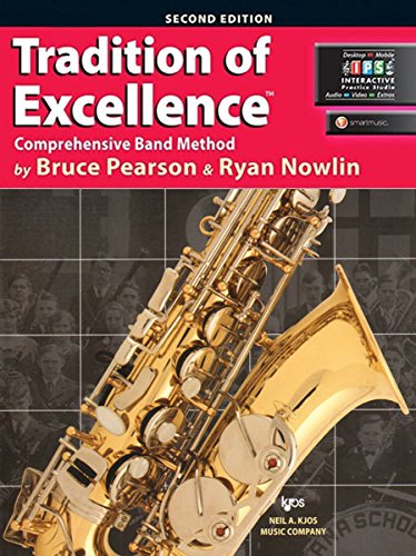 W61XE - Tradition of Excellence Book 1 - Alto Saxophone book cover
