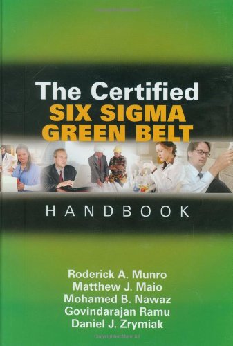 The Certified Six Sigma Green Belt Handbook book cover
