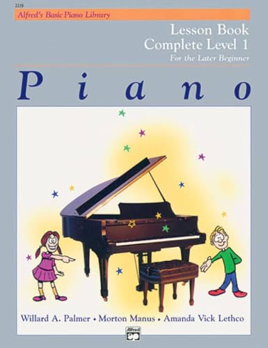 Alfred's Basic Adult Piano Course Lesson Book, Bk 1 book cover