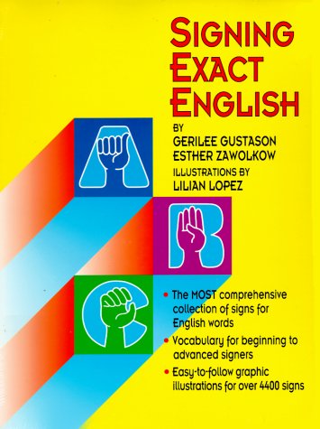 Signing Exact English book cover