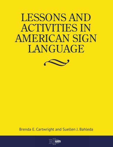 Lessons and Activities in American Sign Language book cover