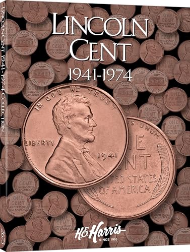Lincoln Cents Folder 1941-1974 (H. E. Harris & Co.) book cover