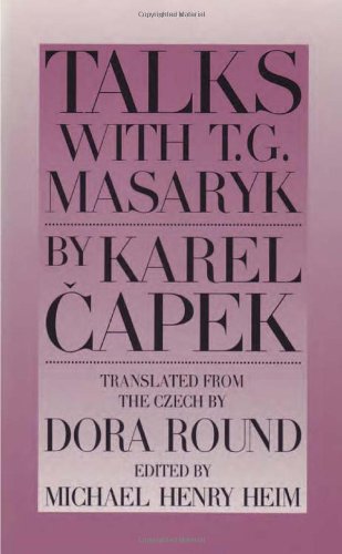 Talks with T. G. Masaryk book cover