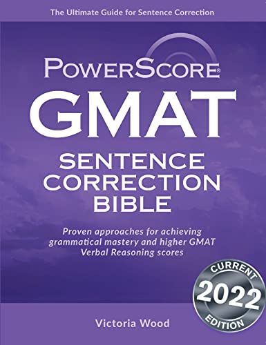 The PowerScore GMAT Sentence Correction Bible book cover