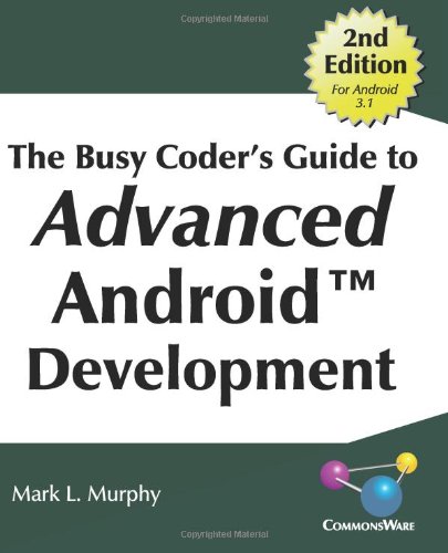 The Busy Coder's Guide to Advanced Android Development book cover