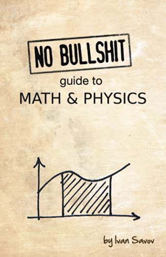 No bullshit guide to math and physics book cover
