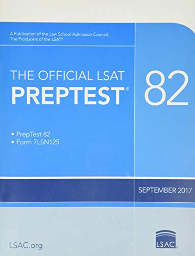 The Official LSAT Preptest 82: (sept. 2017 LSAT) book cover