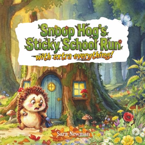 Snoop Hog's Sticky School Run with Extra Everything: A funny Hedgehog storybook for kids ages 3-6. Turning the Everyday School Run into a Big Adventure.