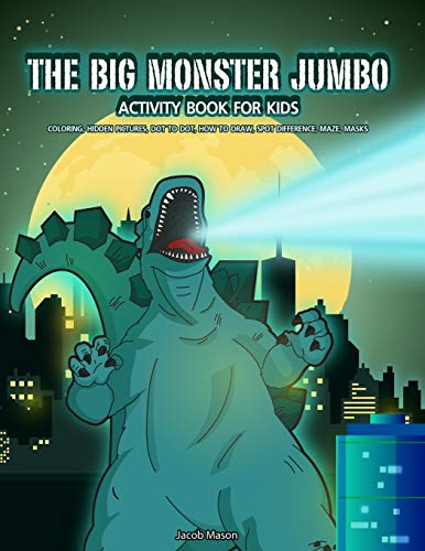 The Big Monster Jumbo Activity Book For Kids book cover