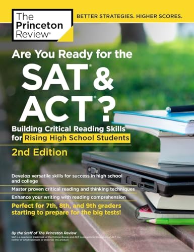 Are You Ready for the SAT and ACT?, 2nd Edition: Building Critical Reading Skills for Rising High School Students book cover