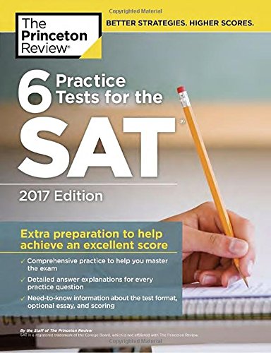 6 Practice Tests for the SAT book cover
