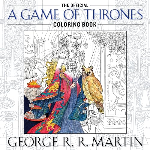 The Official A Game of Thrones Coloring Book: An Adult Coloring Book book cover