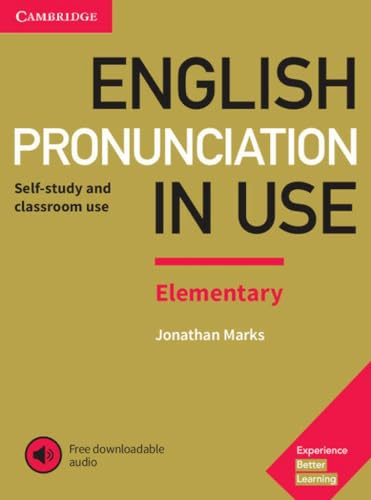 Copertina libro English Pronunciation in Use Elementary di Jonathan Marks, manuale Cambridge per la pronuncia inglese.
