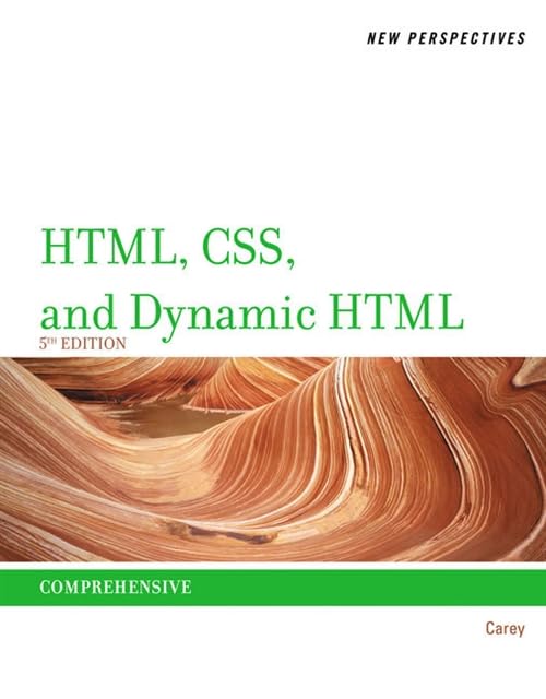 New Perspectives on Html, Css, and Dynamic HTML book cover