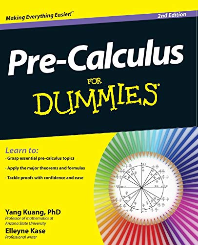 Pre-Calculus for Dummies book cover