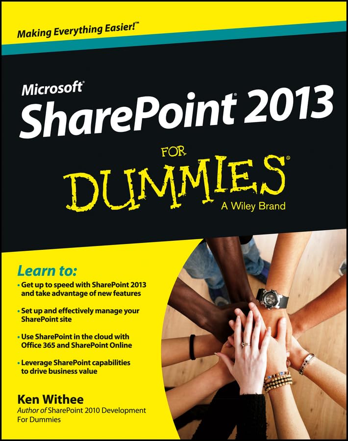 Microsoft Sharepoint 2013 for Dummies book cover